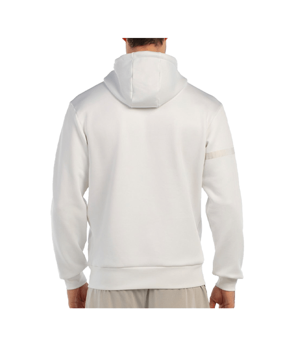 Hoodie Bullpadel Baque Blanco 2025 Padel Clothes Bullpadel