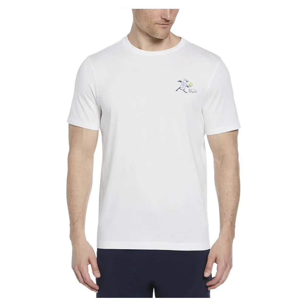 Men`s Trademark Pickleball Back Graphic Tee Bright White PICKLEBALL APPAREL PENGUIN White S
