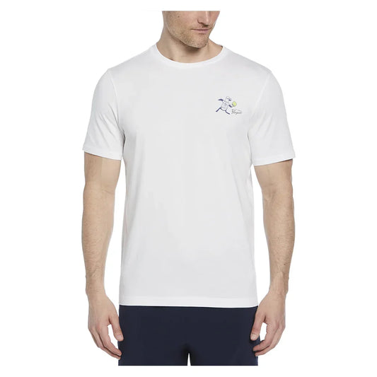 Men`s Trademark Pickleball Back Graphic Tee Bright White PICKLEBALL APPAREL PENGUIN White S
