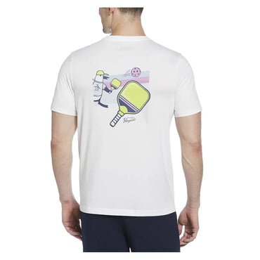 Men`s Trademark Pickleball Back Graphic Tee Bright White PICKLEBALL APPAREL PENGUIN
