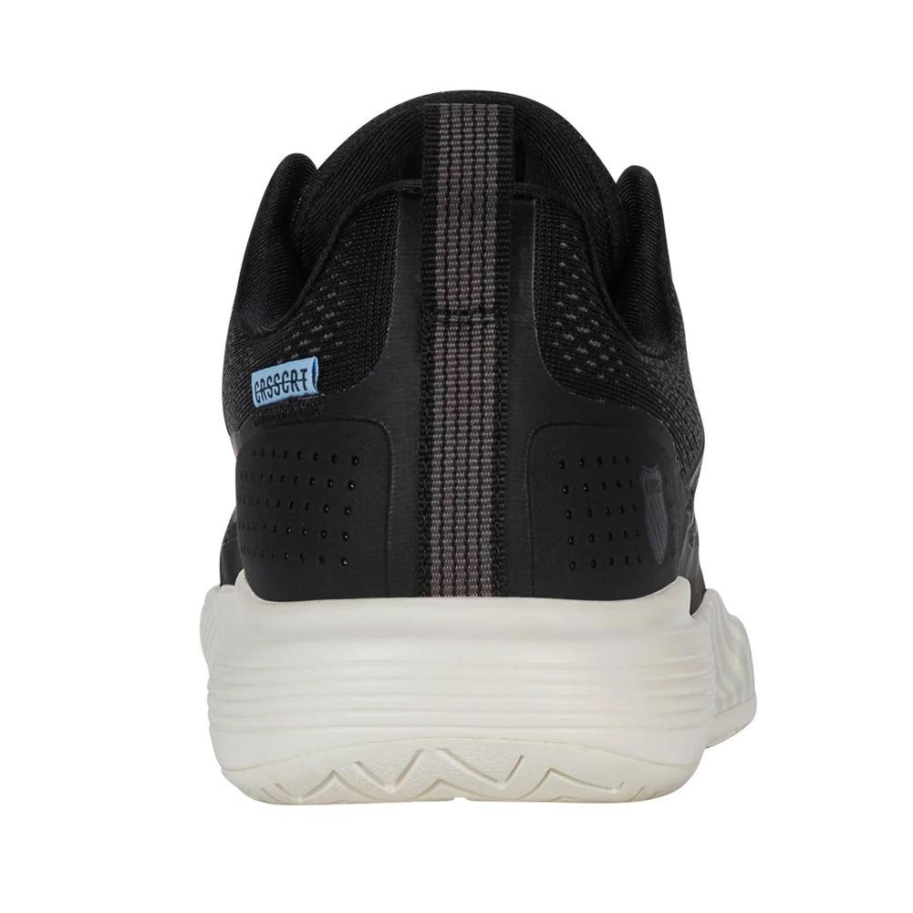 Men`s Ultra Court Pickleball Shoes Black and Snow White K-SWISS