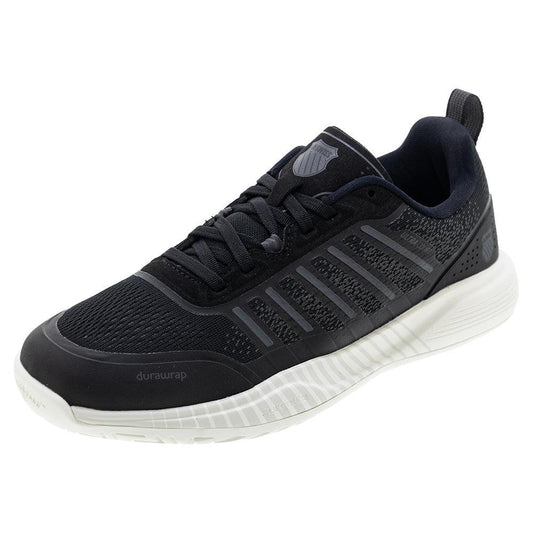 Men`s Ultra Court Pickleball Shoes Black and Snow White K-SWISS 7 Black