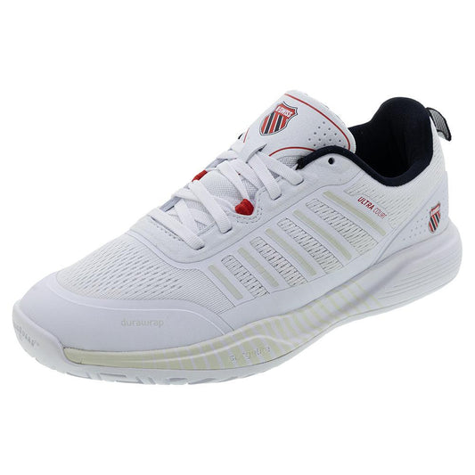 Men`s Ultra Court Pickleball Shoes White and Black K-SWISS 7 White