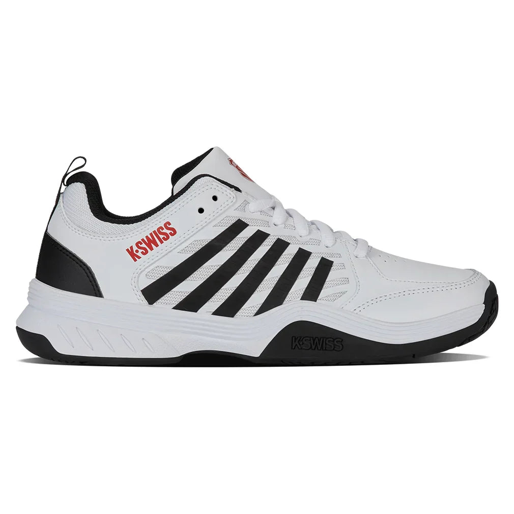 Men`s Court Express 2 Tennis Shoes White and Black K-SWISS