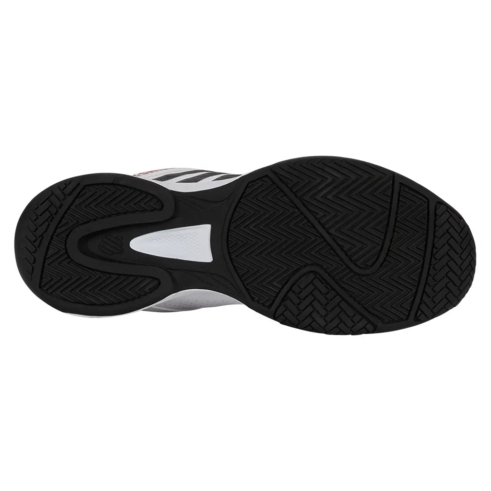 Men`s Court Express 2 Tennis Shoes White and Black K-SWISS