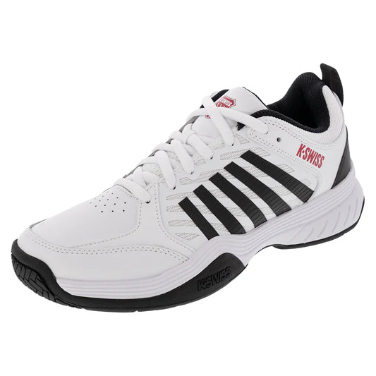 Men`s Court Express 2 Tennis Shoes White and Black K-SWISS 7 White
