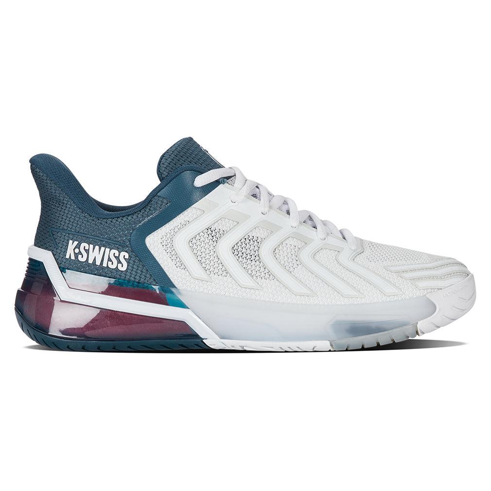 Men`s Ultrashot 4 Tennis Shoes White and Stargazer K-SWISS