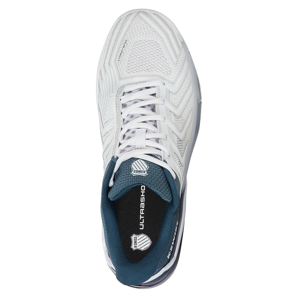 Men`s Ultrashot 4 Tennis Shoes White and Stargazer K-SWISS