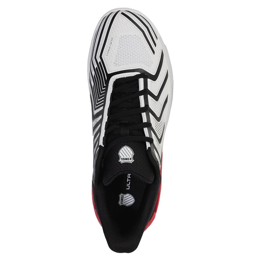 Men`s Ultrashot 4 Tennis Shoes White and Black K-SWISS