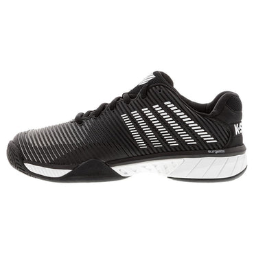Men's Hypercourt Express 2 Tennis Shoes Black and White Top Tennis Shoes K-SWISS
