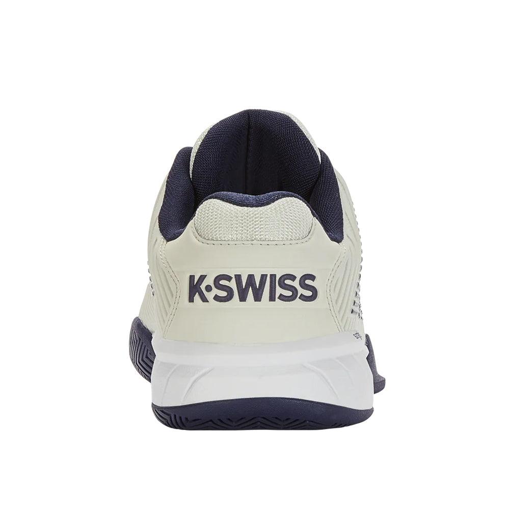 Men's Hypercourt Express 2 Tennis Shoes Vaporous Gray and White Peacoat Top Tennis Shoes K-SWISS 9