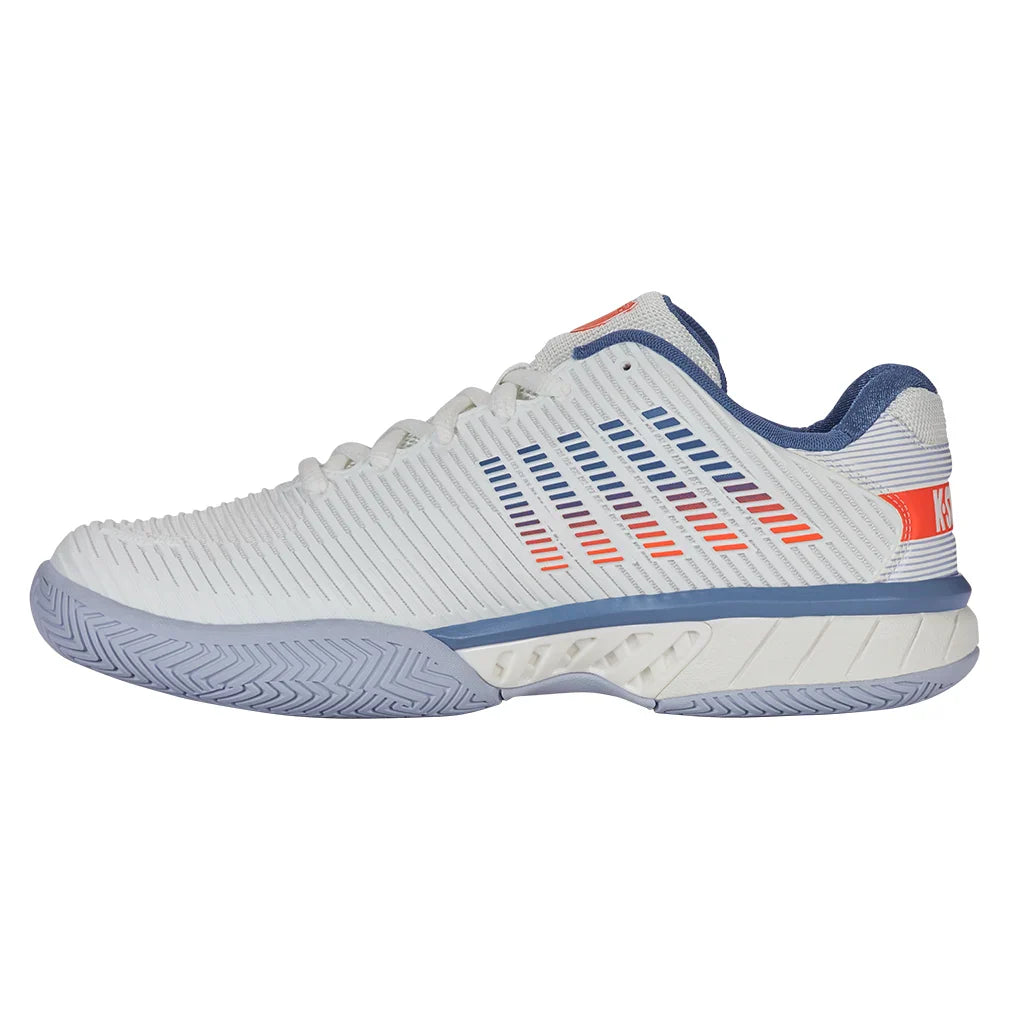 Men`s Hypercourt Express 2 Tennis Shoes Lucent White and Infinity K-SWISS