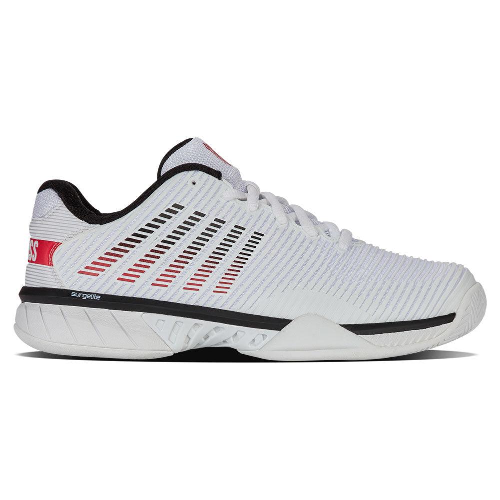 Men`s Hypercourt Express 2 Tennis Shoes White and Black K-SWISS