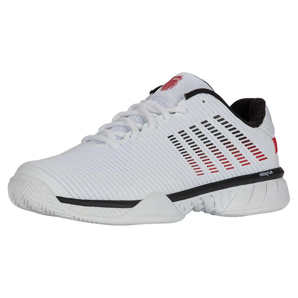Men`s Hypercourt Express 2 Tennis Shoes White and Black K-SWISS
