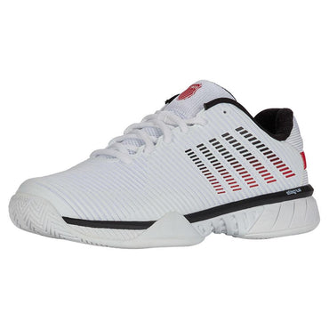 Men`s Hypercourt Express 2 Tennis Shoes White and Black K-SWISS