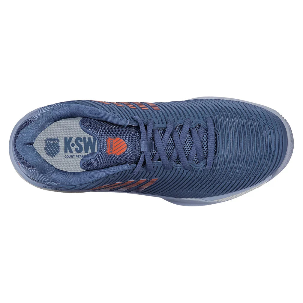 Men`s Hypercourt Express 2 Clay Tennis Shoes Infinity and Arctic Ice K-SWISS
