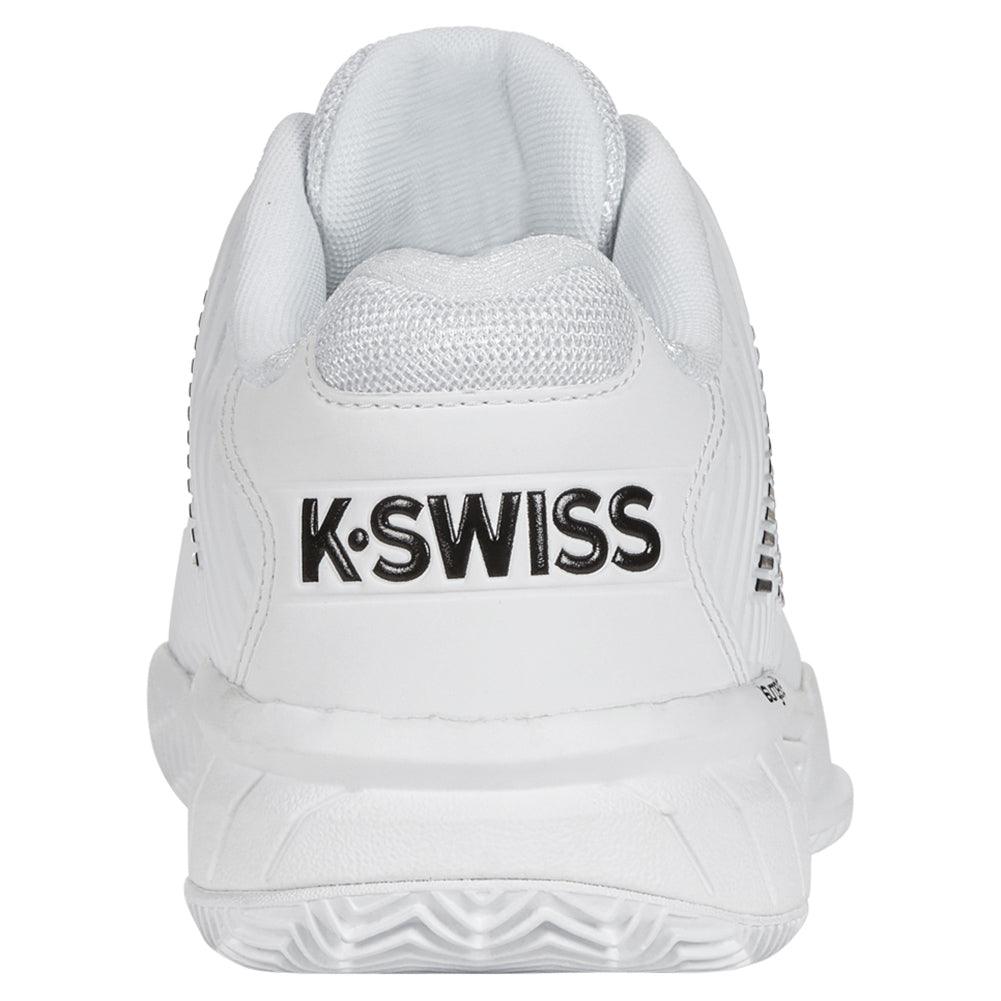 Men's Hypercourt Express 2 Clay Tennis Shoes White and Black Top Tennis Shoes K-SWISS