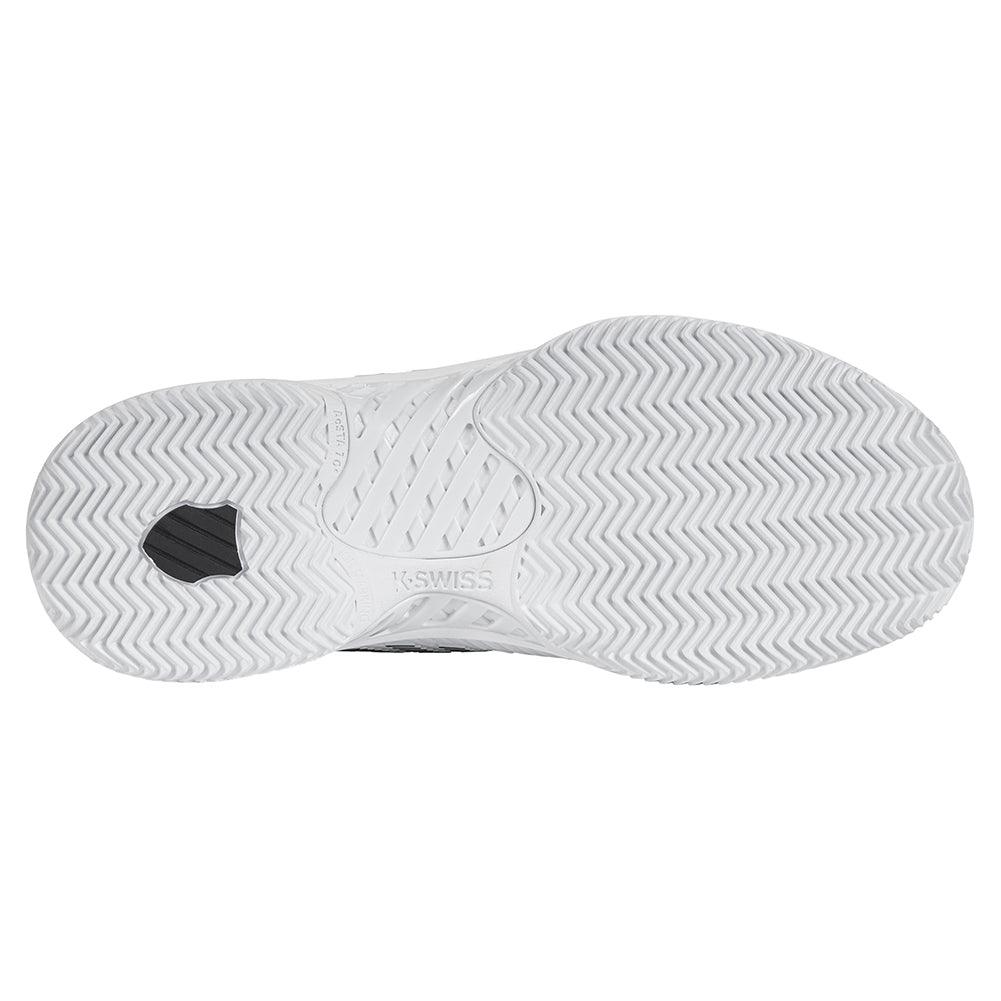 Men's Hypercourt Express 2 Clay Tennis Shoes White and Black Top Tennis Shoes K-SWISS