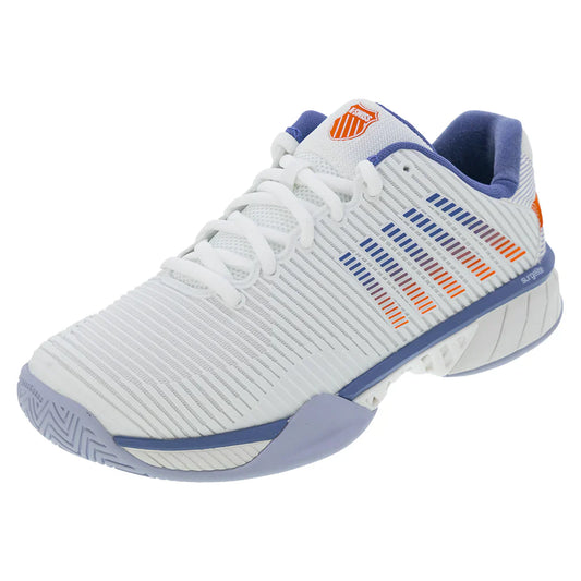 Men`s Hypercourt Express 2 Wide Tennis Shoes Lucent White and Infinity K-SWISS 7 White