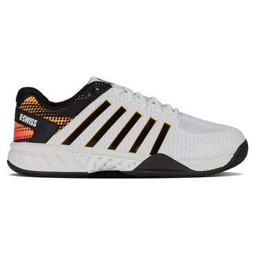 Men`s Express Light Wide Pickleball Shoes White and Daffodil K-SWISS