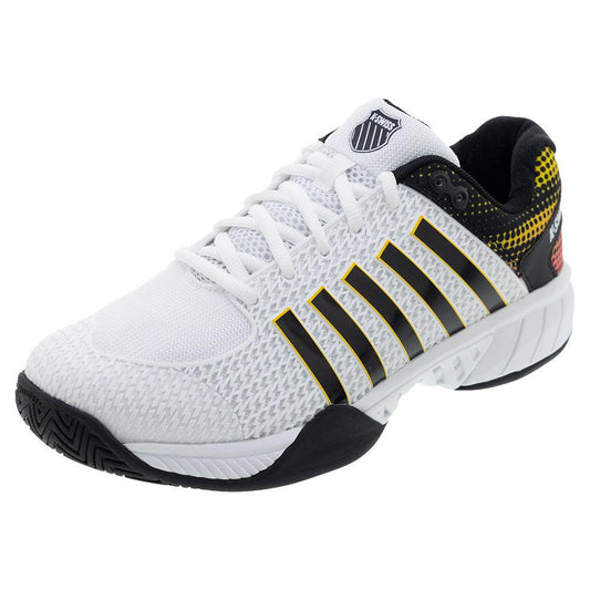Men`s Express Light Wide Pickleball Shoes White and Daffodil K-SWISS 7 White