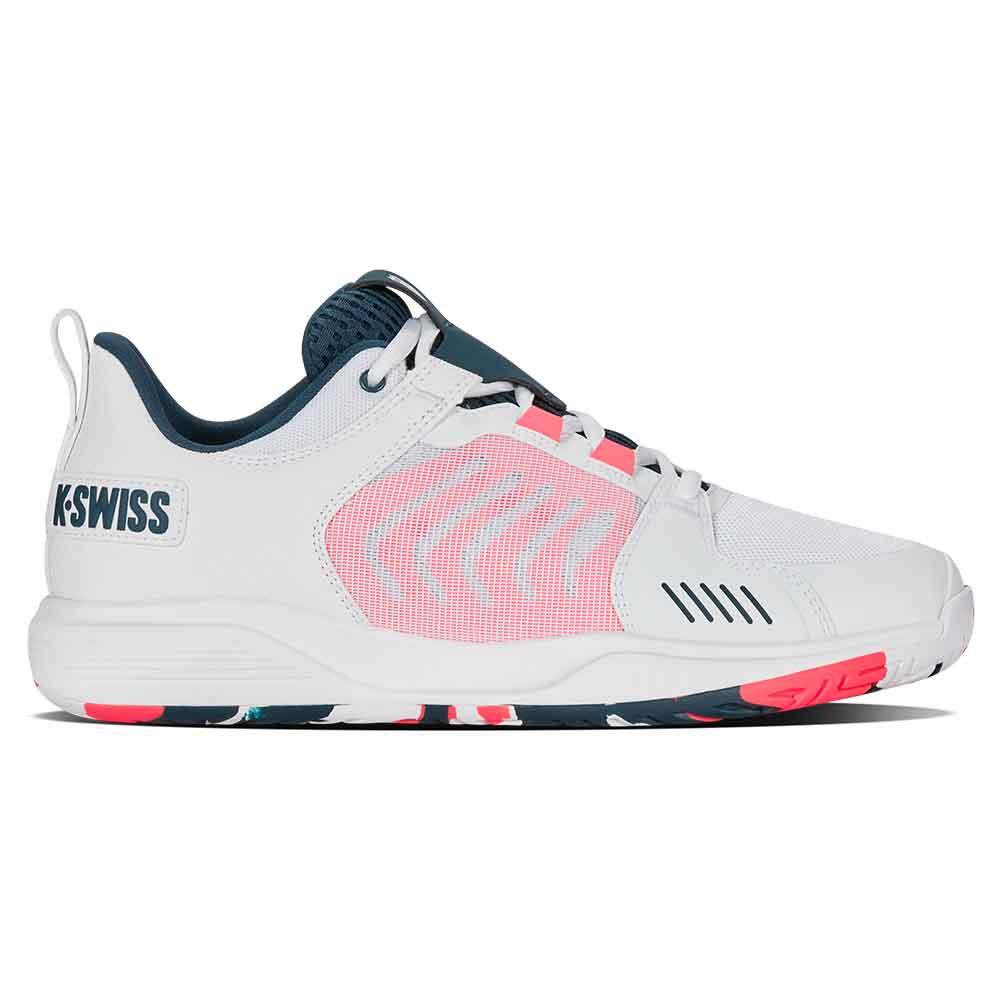 Men`s Ultrashot Team Tennis Shoes White and Stargazer K-SWISS