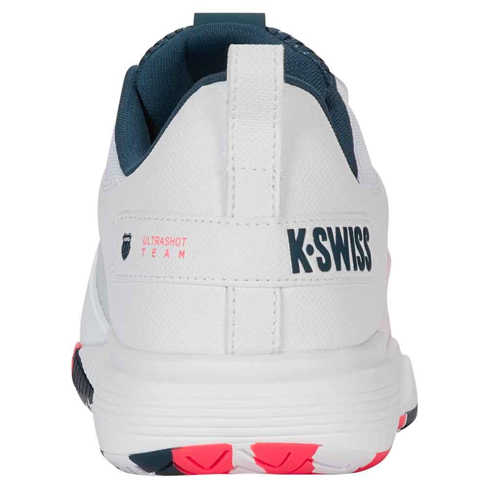 Men`s Ultrashot Team Tennis Shoes White and Stargazer K-SWISS