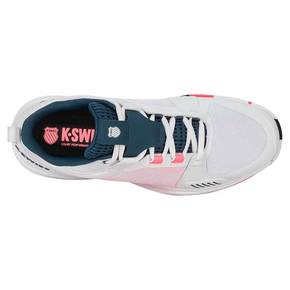 Men`s Ultrashot Team Tennis Shoes White and Stargazer K-SWISS
