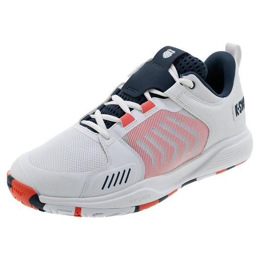 Men`s Ultrashot Team Tennis Shoes White and Stargazer K-SWISS 7 White