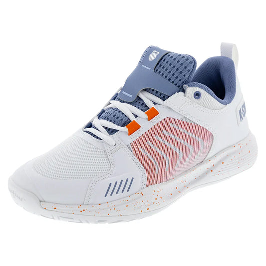 Men`s Ultrashot Team Tennis Shoes White and Infinity K-SWISS 7 White