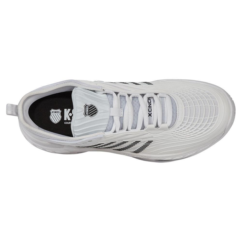 Men`s Hypercourt Supreme 2 Tennis Shoes White and Black K-SWISS