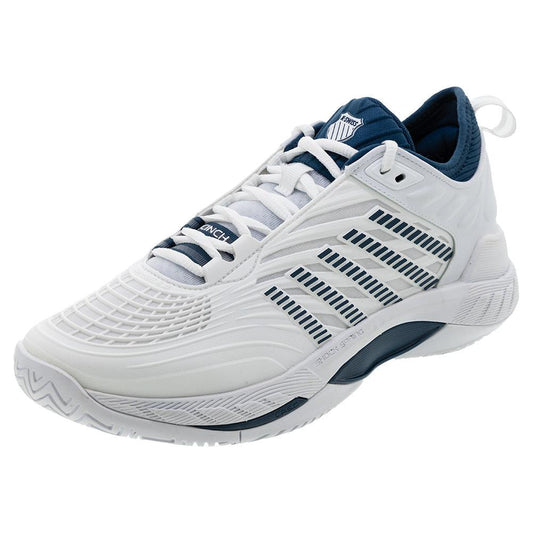 Men`s Hypercourt Supreme 2 Tennis Shoes White and Stargazer K-SWISS 7 White