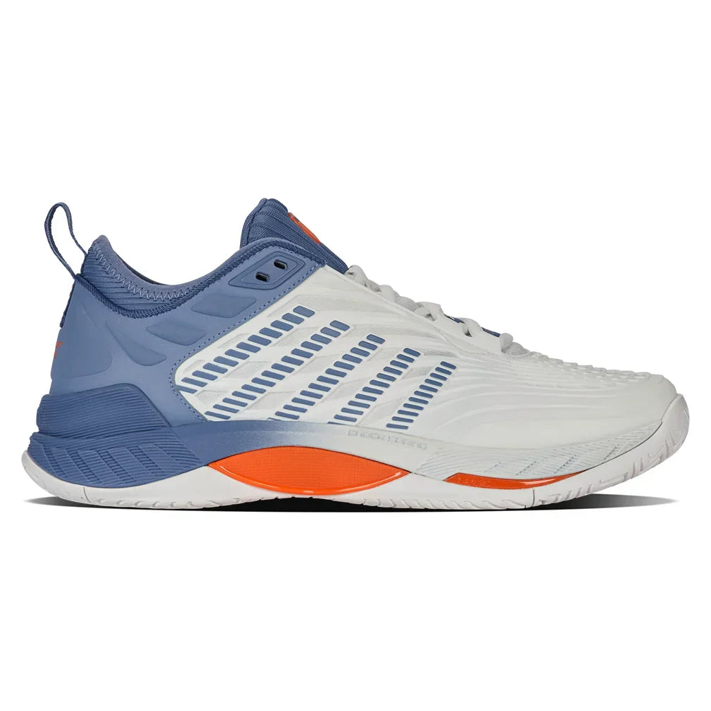 Men`s Hypercourt Supreme 2 Tennis Shoes Lucent White and Infinity K-SWISS