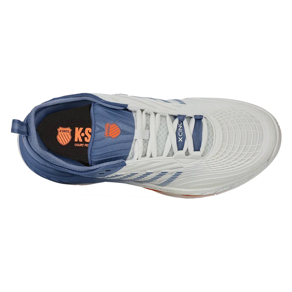 Men`s Hypercourt Supreme 2 Tennis Shoes Lucent White and Infinity K-SWISS