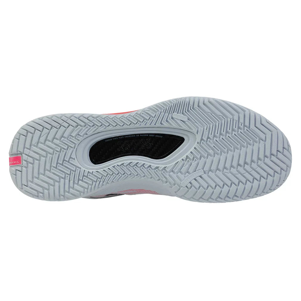 Men`s Hypercourt Pinnacle Tennis Shoes White and Pink K-SWISS