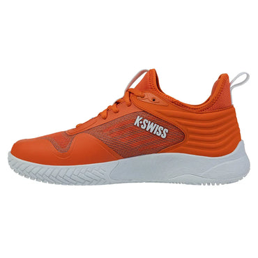 Men`s Hypercourt Pinnacle Tennis Shoes Orange and White K-SWISS