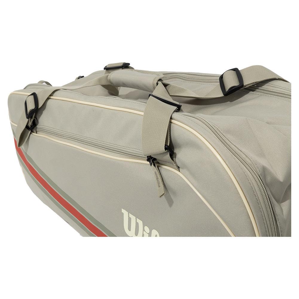6 Pack Team Tennis Racquet Bag Oats WILSON