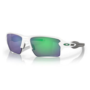 FlakÂ® 2.0 XL Sunglasses Polished White and Prizm Jade SUNGLASSES OAKLEY