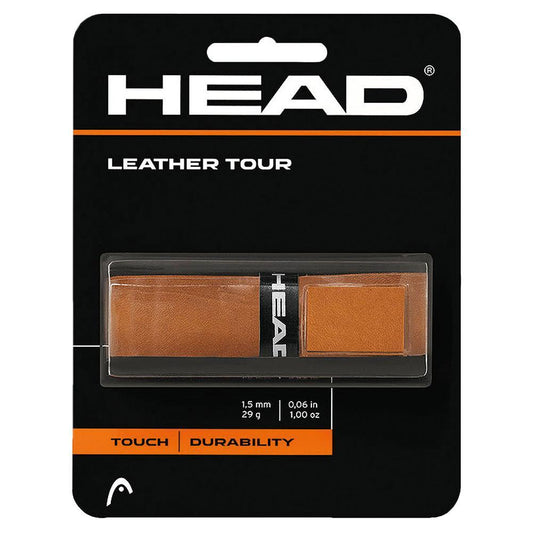 Leather Tour Replacement Grip Grips HEAD Brown