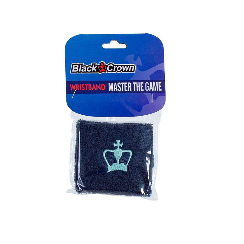 Load image into Gallery viewer, BLACK CROWN Blue Wristband
