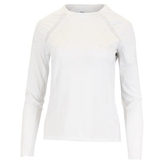 Women's Alda Long Sleeve Tennis Top Womens Apparel TAIL White XS
