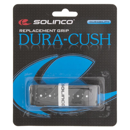 Dura-Cush Cushion Tennis Replacement Grip Grips SOLINCO Black