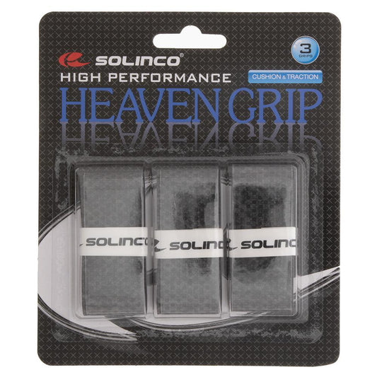 Heaven Tennis Overgrip Gray 3 Pack Grips SOLINCO Grey