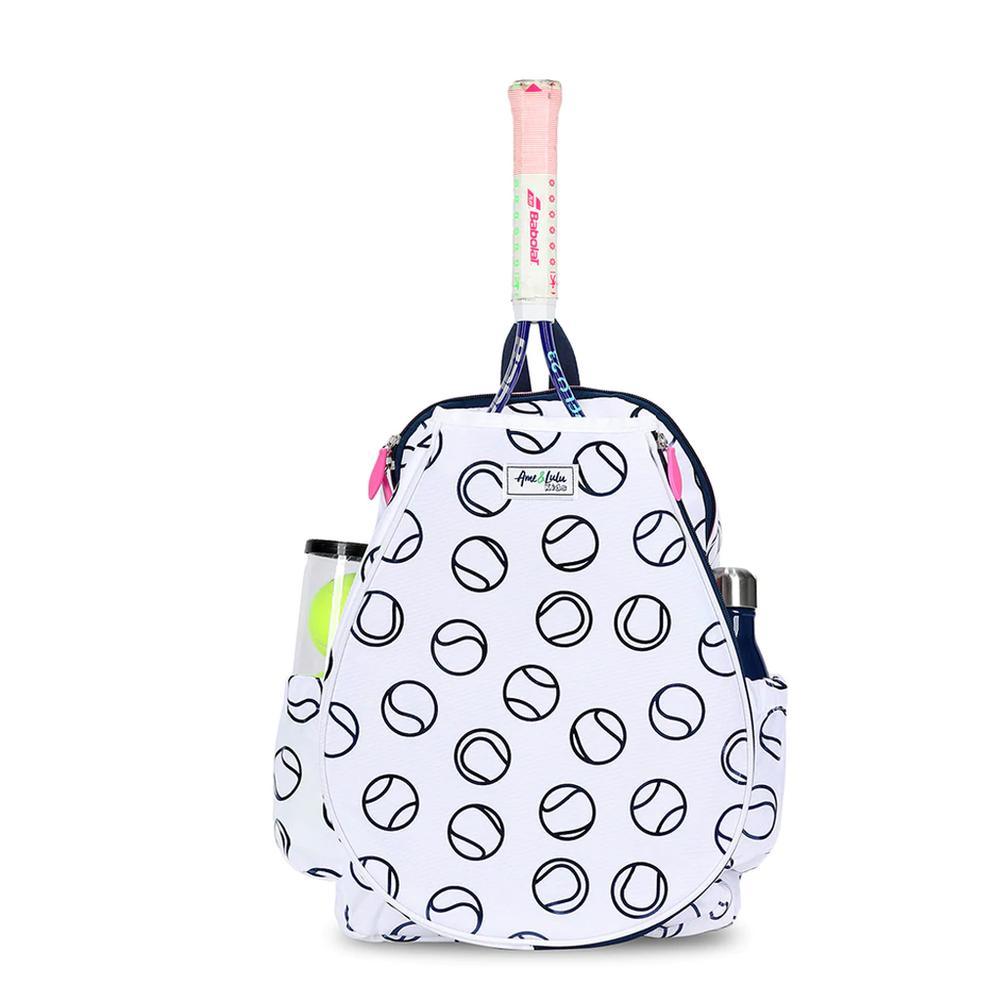 Juniors' Little Love Tennis Backpack Gifts AME AND LULU White