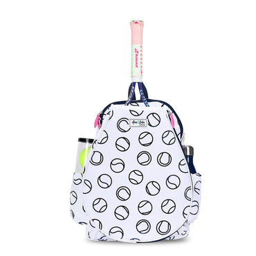 Juniors' Little Love Tennis Backpack Gifts AME AND LULU White