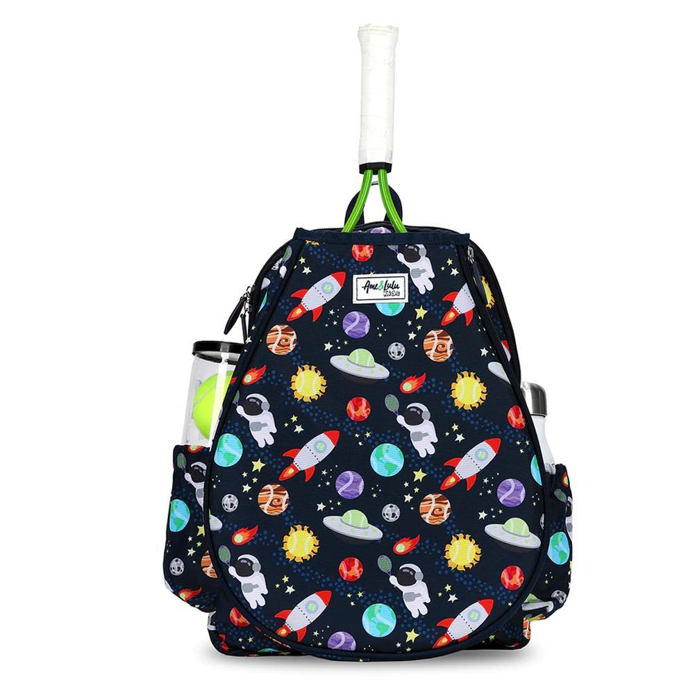 Juniors' Little Love Tennis Backpack Gifts AME AND LULU Black