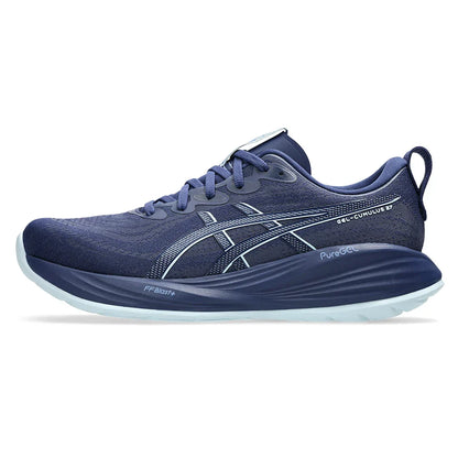 Men`s GEL-Cumulus 27 Running Shoes Indigo Blue and Cool Grey ASICS