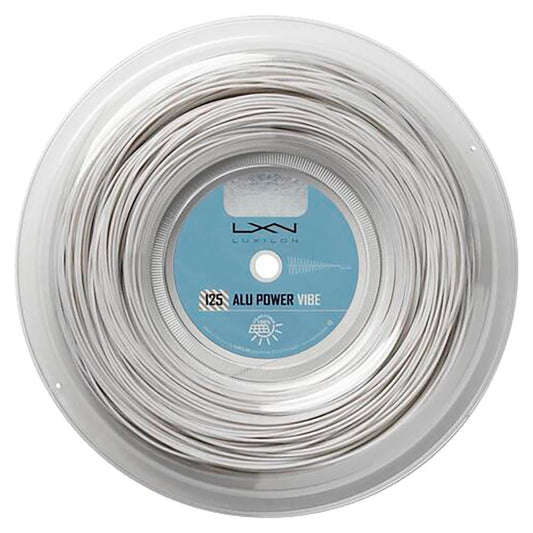 Alu Power Vibe 125mm /17G Tennis String Reel White Pearl Strings LUXILON White