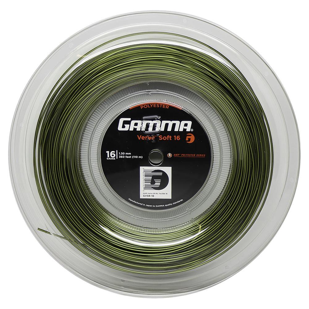 Verve Soft 360 Feet Tennis String Reel Strings GAMMA Yellow 16