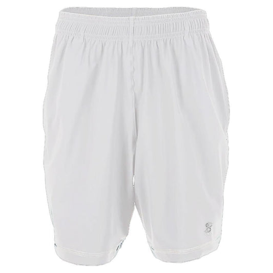 Men's SB Sport Game 9 Inch Tennis Short White Training SOFIBELLA S